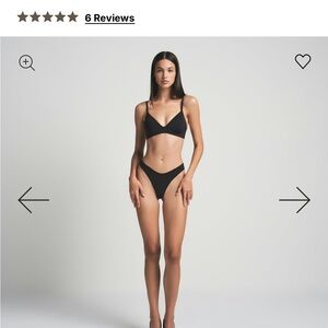 SOLD NWOT SKIMS WIRELESS FORM T-SHIRT DEMI BRA ONYX / 34F